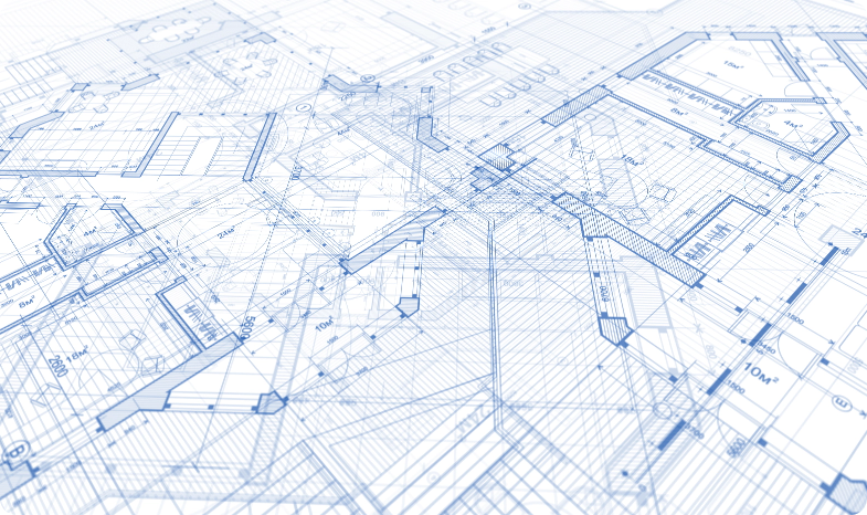 Blueprints of a fire sprinkler system alteration design